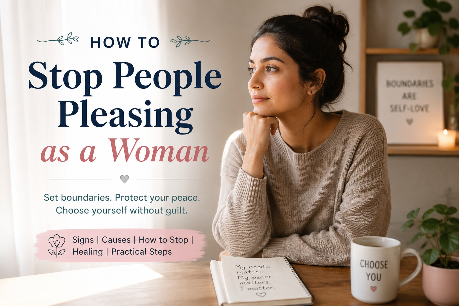 how to stop people pleasing as a woman (without feeling guilty)